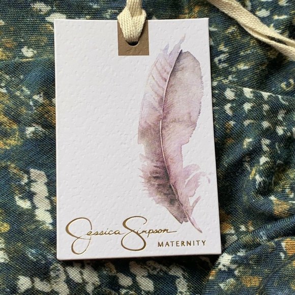 Jessica Simpson Women's Maternity Maxi Dress - Picture 6 of 8